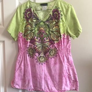 Cherokee Scrub top, fitted, medium. Great cond.